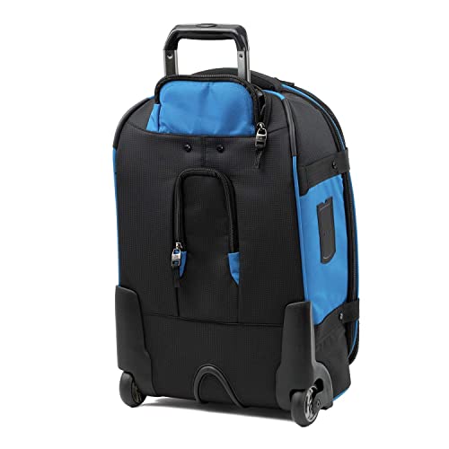 Travelpro Unisex-Adult Bold Softside Expandable Rollaboard Upright Luggage (Blue/Black, 2-Piece Set (22/28))