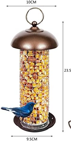 Ram® Hanging Mini Bird Feeders Metal Copper Waterproof Bird Peanut Feeder With Hanger For Garden Lawn Outside For Wild Birds