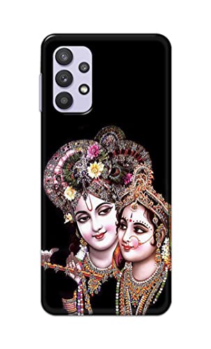 Image of PRINTFIDAA� Printed Hard Back Cover Case for Samsung Galaxy M32 5G | Samsung Galaxy A32 5G Back Cover (Radha Krishna) -2808