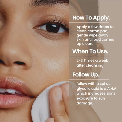 Natural Outcome Glycolic Acid Toner 5% for Face | Gentle Exfoliating Toner - with Aloe Vera & Quinoa Extract | Advance Anti-Aging Toning Solution Rejuvenates Skin & Minimizes Pore Appearance | 8 oz