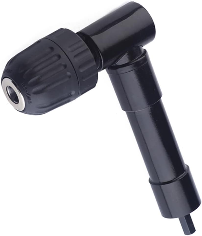 Veemoon 90degree Right Angle Drill Attachment Extension Adapter for Cordless Electric Drill for Tight Spaces and Hard Reach Areas Easy to Install and Use