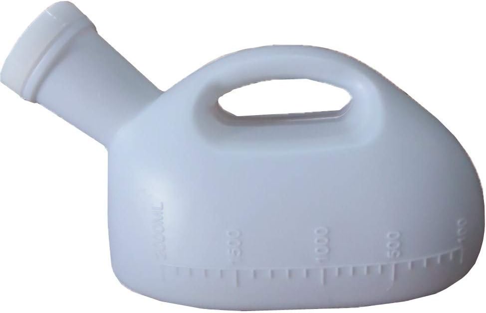 Orinal portátil para hombres 2000ML color blanco miniatura 1