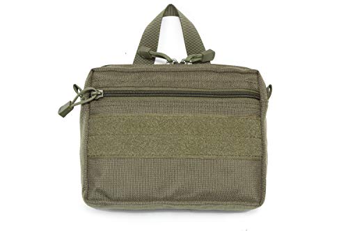 Wwman Outdoor Uso Doble Tactical Shoulder Grip Utility Bag Military EDC Kit Commuter Bag Molle Accessories Cinturón con Cinta (WWST-124-OD)