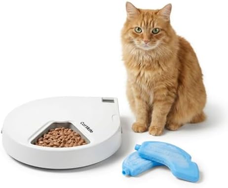 Cat Mate C500 Automatic Pet Feeder with Digital Timer for Cats and Small Dogs