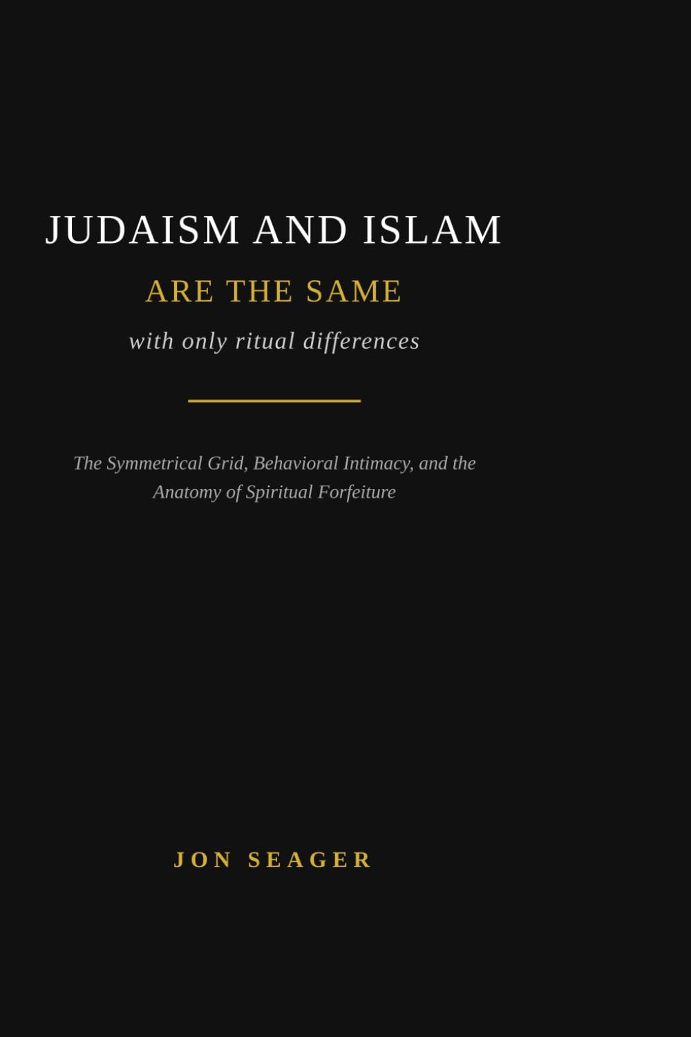JUDAISM AND ISLAM ARE THE SAME: with only ritual differences