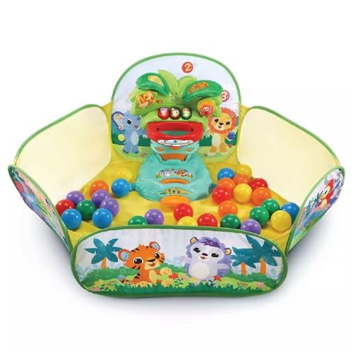 VTech – Piscine à Balles Interactive des P'tits Loulous, Jouet Bébé Interactif – 9 Mois/3 Ans – Version FR Multicolore 533605
