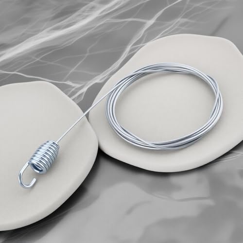 ECSiNG Bowdenzug mit Feder, Rasenmäher-Antriebskabel für Motorbremse, Radantrieb, Gashebel, 2 Stück