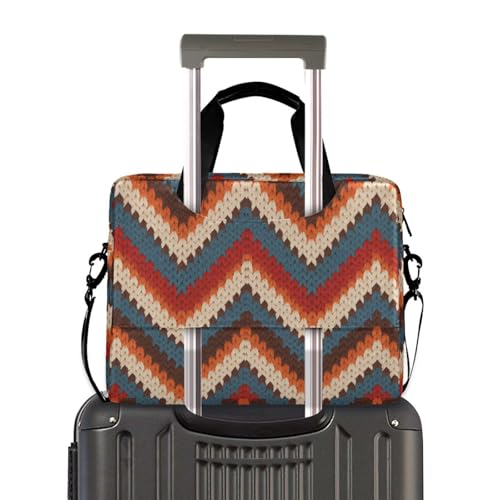 Funda para Laptop 15.6 pulgadas con Asa y Correa Roja y Azul miniatura 4