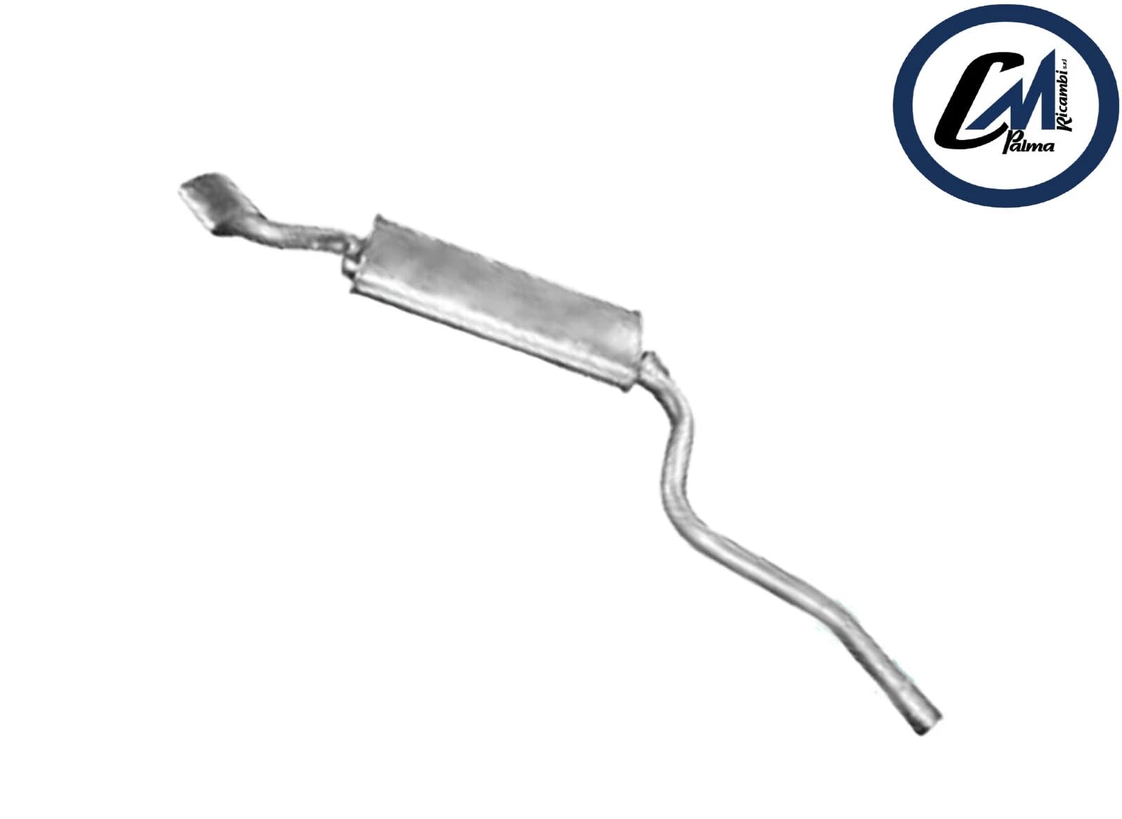MARMITTA SILENZIATORE POSTERIORE PER FIAT CINQUECENTO 170 1.1 SPORTING