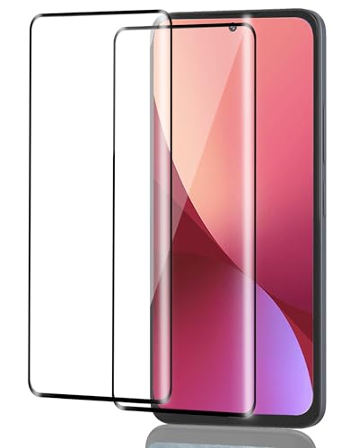 ICESPRING für Panzerglas für Xiaomi 12/12X 5G Schutzfolie 2 Stück Fingerabdruck-ID Panzerfolie für Xiaomi 12 Folie 9H Härte Schutzglas für Xiaomi 12X Panzer Schutz Glas