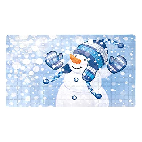 Alfombra de baño de invierno para ducha infantil de Navidad 2
