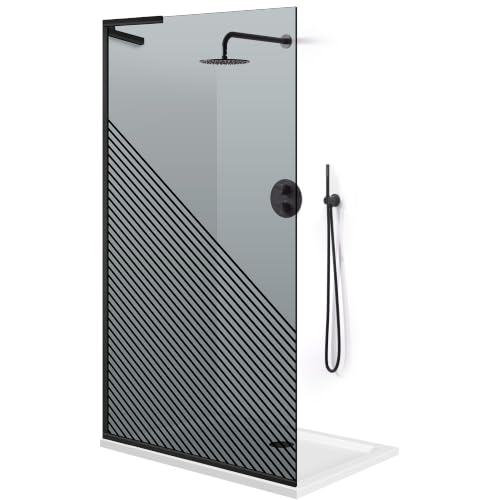 Mampara de ducha de estilo nórdico para baños modernos 4