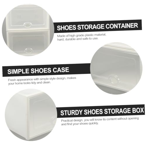 Boîtes à chaussures transparentes haut de gamme VICASKY plastique robuste x6 - 8