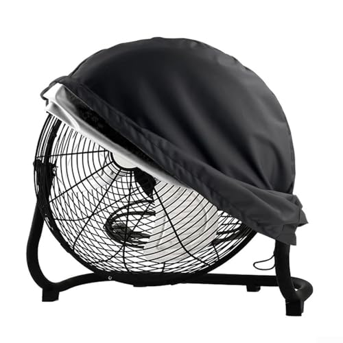 Linnkyfloa Atelier Oxford Ventilateur de bureau étanche à la poussière Noir Ventilateurs d'extérieur Cuisine 210D Sol lavable (119 x 55 x 117 cm)