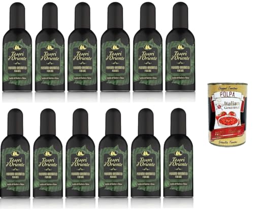 12 x Perfume aromático de madera de sándalo y vetiver de Tesori...