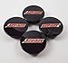 Coolandi CS65B 4X Silver Black SS Red Font Camaro Emblem Car Wheel Center Rim Hub Cap for Chevy 2.2'' Diameter