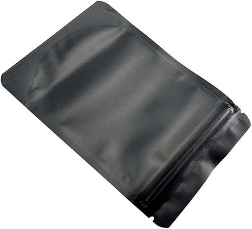 Miniatura 7 de FERENLI 100 bolsas resellables de Mylar de pie, bolsa de aluminio mate con cierre de papel de aluminio mate, embalaje de almacenamiento
