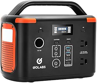 GOLABS Portable Power Station i200, 256Wh LiFePO4 Backup Battery, PD 60W USB C