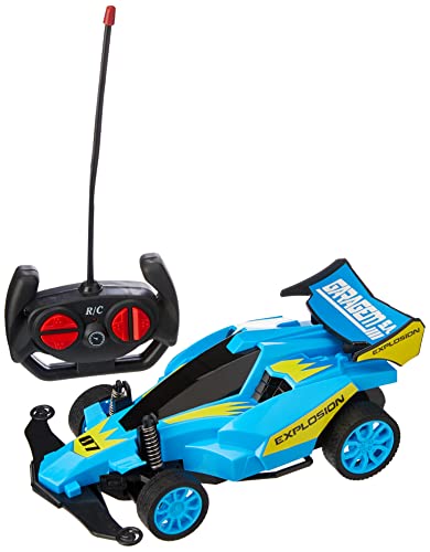Carro de Controle Remoto Explosion, 7 Funções, Azul, Candide