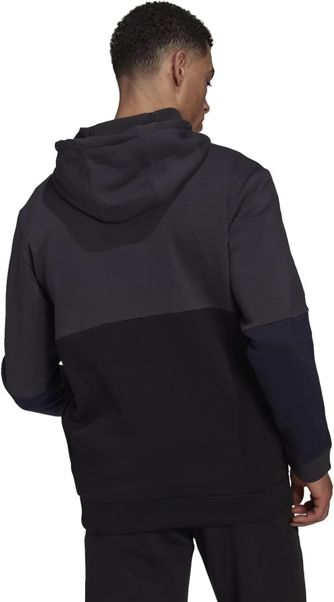 adidas mens Essentials Colorblock Full Zip Hoodie - Image 6