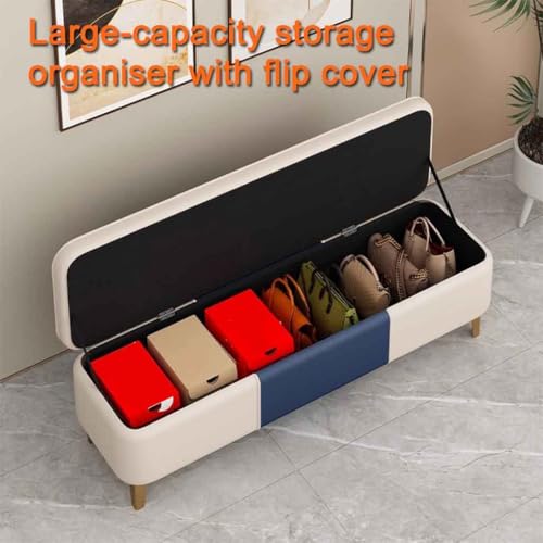 Coffre à jouets et banc de rangement capitonné gain de place