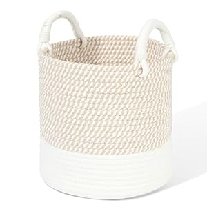 HDRNT Aufbewahrungskorb Baumwollseil YXLZ 25*25cm