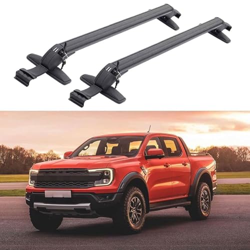 Roof Rack for Ford Ranger Raptor 2015 2016 2017 2018 2019 2020 2021 2022, Car Roof Rack Cross Bars Rooftop Cargo Carrier Car Accessories