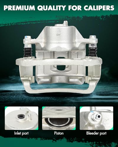 Image of SCITOO Front Right Brake Caliper With Bracket 19B2997 Compatible For Hyundai For Tucson 2005-2009 For Kia For Sportage 2005-2010