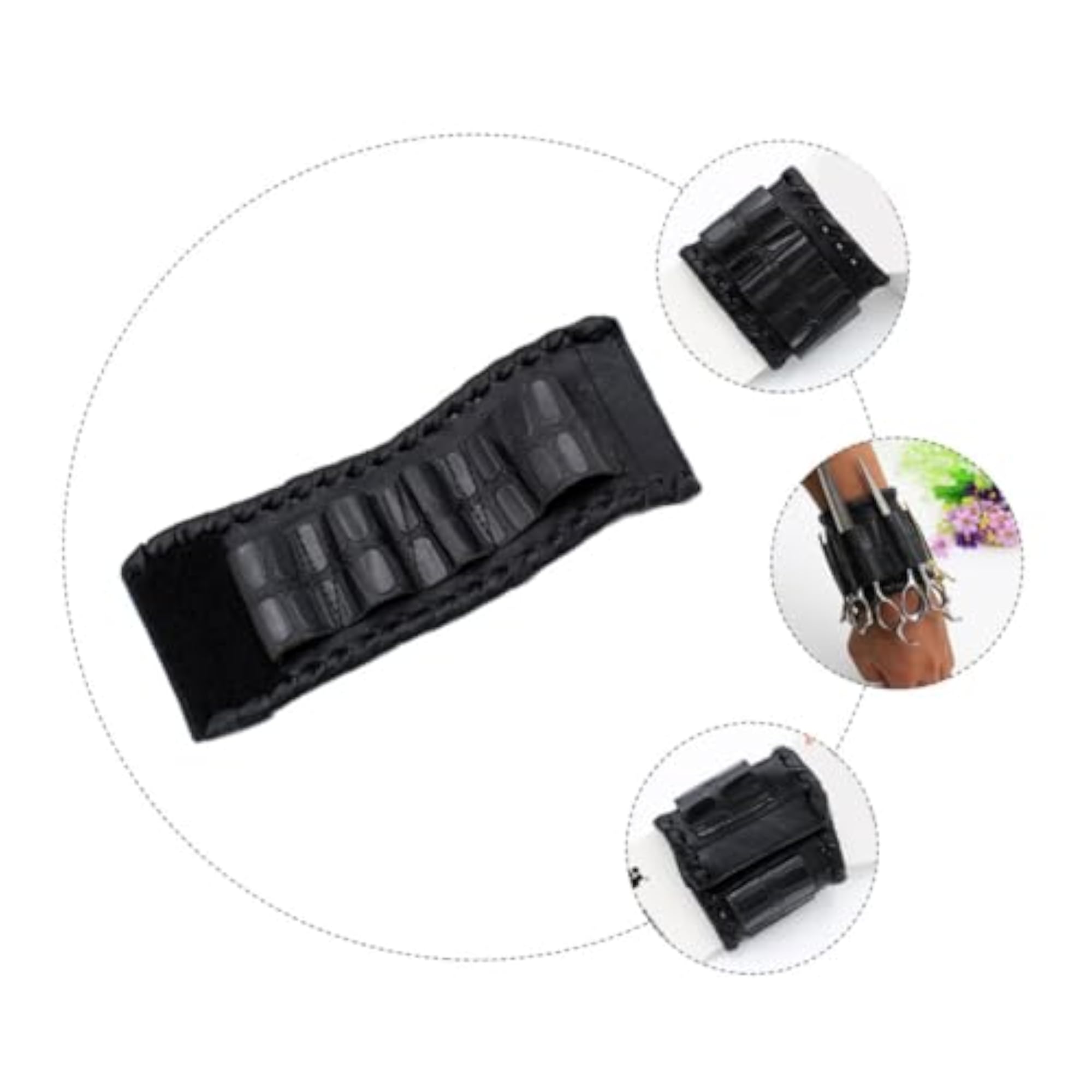 Hairdressing Pouch Scissors Holder Wristband Bag for Barbers