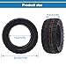 10 Inch Electric Scooter Tubeless Tire, 90/55-6 Off Road Rubber Tire Replacement