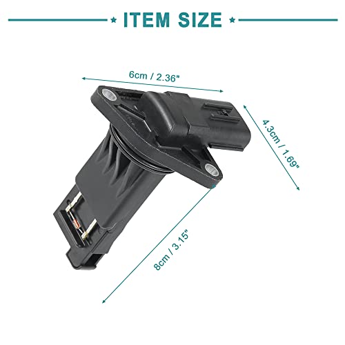 ACROPIX Car Mass Air Flow Sensor Meter MAF Sensor Fit for Mazda CX-9 CX-5 CX-3 3 6 MX-5 Miata - Pack of 1 Black by ACROPIX - Image 3