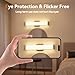 Amico Bathroom Light Fixtures, 16 inch Dimmable 5CCT Led Modern Vanity Lights for Bathroom, Black Wall Lamp for Mirror, Living Room, Kitchen, Hallway, Cabinet Porch-ETL Certificated