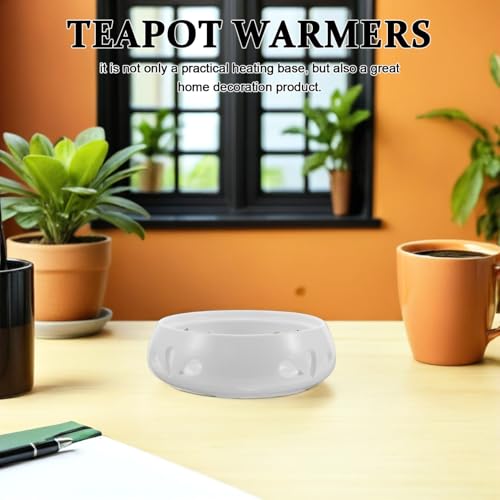 Soporte resistente al calor PRETYZOOM para tetera cerámica con base hueca aislada 6