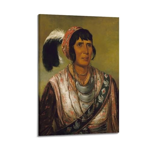 Poster George Catlin décoration murale moderne pour salon et bureau