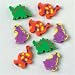 Lot of 144 Assorted Mini Dinosaur Erasers
