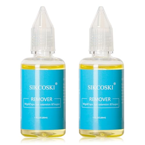 Tape in Extension Remover, Wig Glue Remover, Tape in Hair Extensions Adhesive Remover, Removes Hair Glue,Double Side Extension Tape, Fast Acting Remover for Tape in Hair Extensions - Thumbnail 6