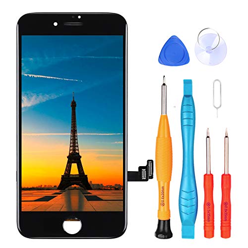 Ayake for iPhone SE 2020 2nd Generation Screen Replacement Black, Full Assembly Retina LCD Touch Digitizer with Repair Tools for A2275, A2298, A2296…