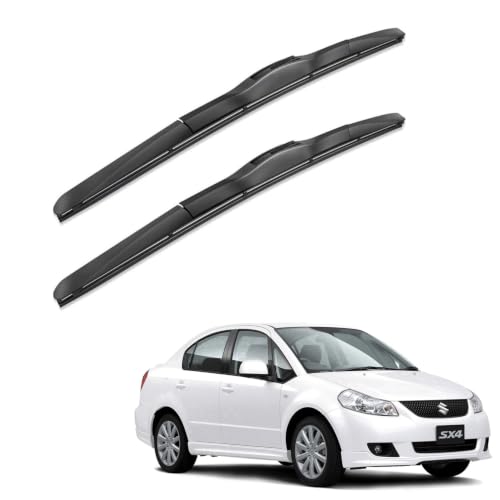 Image of Oshotto Frameless (O.E.M Type) Wiper Blades Compatible with Maruti Suzuki Sx4 (26 inch / 14 inch)