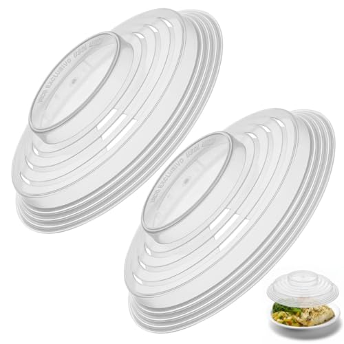 Kit 2 Tampas Protetora de Alimentos para Micro-ondas 26cm Anti Respingo