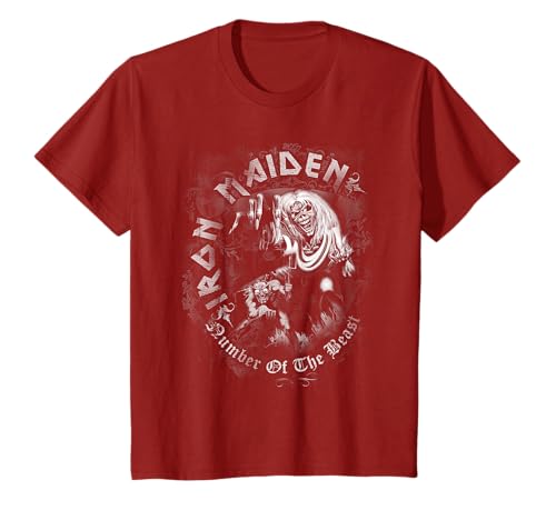 Iron Maiden Number of the Beast Greyscale T�V���c