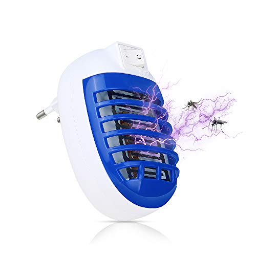 Zorara Mückenkiller, Insektenvernichter Enchufe eléctrica Mückenfalle Mückenfalle Mückenlampe Bug Zapper Mosquito lámpare, UV & Electric Shock Physikalische Entwurmung - para Interior hogar