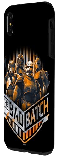 Coque iPhone XS Max Star Wars Bad Batch Orange Logo
