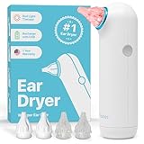Ear Dryer | USA | 1 Year Warranty | Rechargable Ear Water Drying Aid with Red Light Therapy Delivers Gentle Warm Air to The Ear to Combat Annoying Swimmers Ear Infections as an Ear Fluid Remover