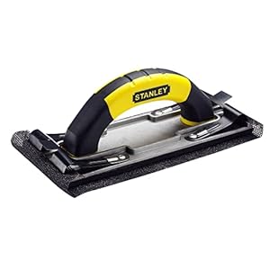 Stanley Handschuurmachine STHT0-05927 (voor gipsplaten, stabiele aluminium behuizing, geschikt voor alle gangbare schuurmiddelen, schuuroppervlak: 230 x 80,4 mm)