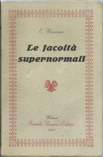  Le facolta\' supernormali.