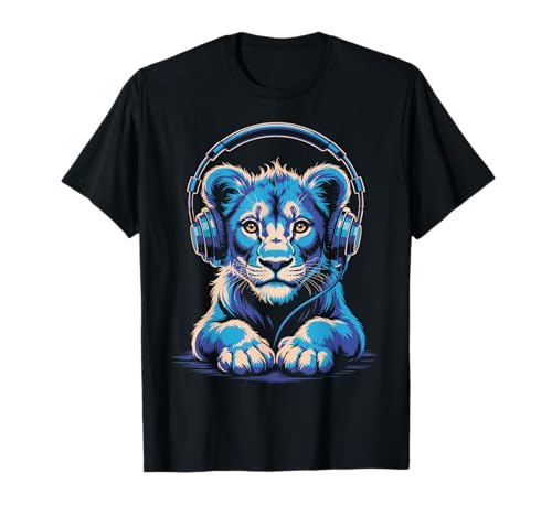 Tshirt Motif Lion Dessin Oeuvre Art Portrait Tête de Lion T-Shirt