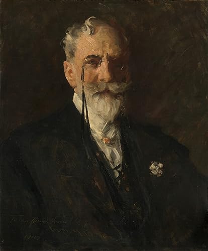 Peinture sur Toile Autoportrait par William Merritt Nordique Toile 60x90cm