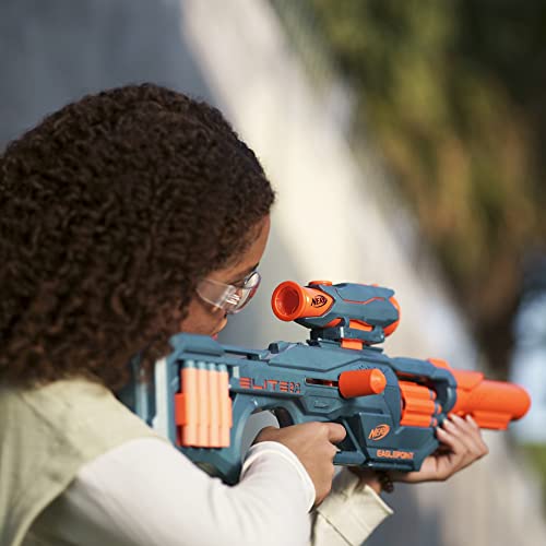 Image of Nerf Elite 2.0 Eaglepoint RD-8 Foam Dart Blaster, 8-Dart Drum, Detachable Scope and Barrel, 16 Darts, Bolt Action, Multicolor (Pack of 2)