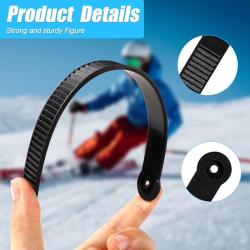image for lasuroa 8 Pcs Snowboard Ankle Binding Straps, Snowboard Ladder Strap S