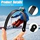 lasuroa 8 Stück Snowboard Bindung Ersatzteile, Snowboard Leitergurt Snowboardgurte für Bindungen Snowboard Bindungsgurte Ersatz für Snowboard